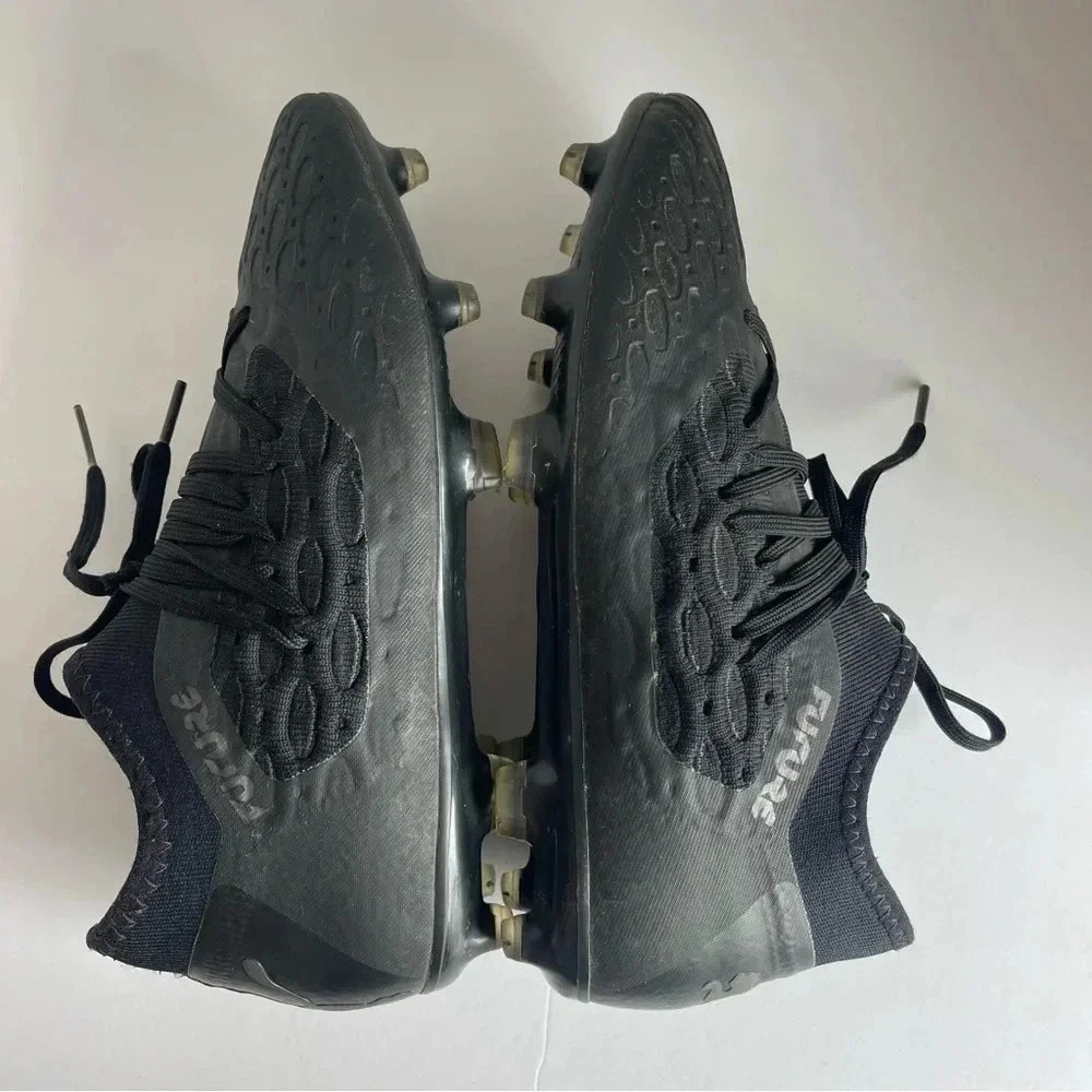 Puma Future 5.3 NETFIT FG/AG Junior (Black/Asphalt) Size 7 - Picture 4 of 10